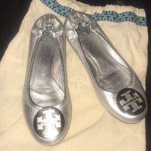 Silver Tory Burch  Shoes